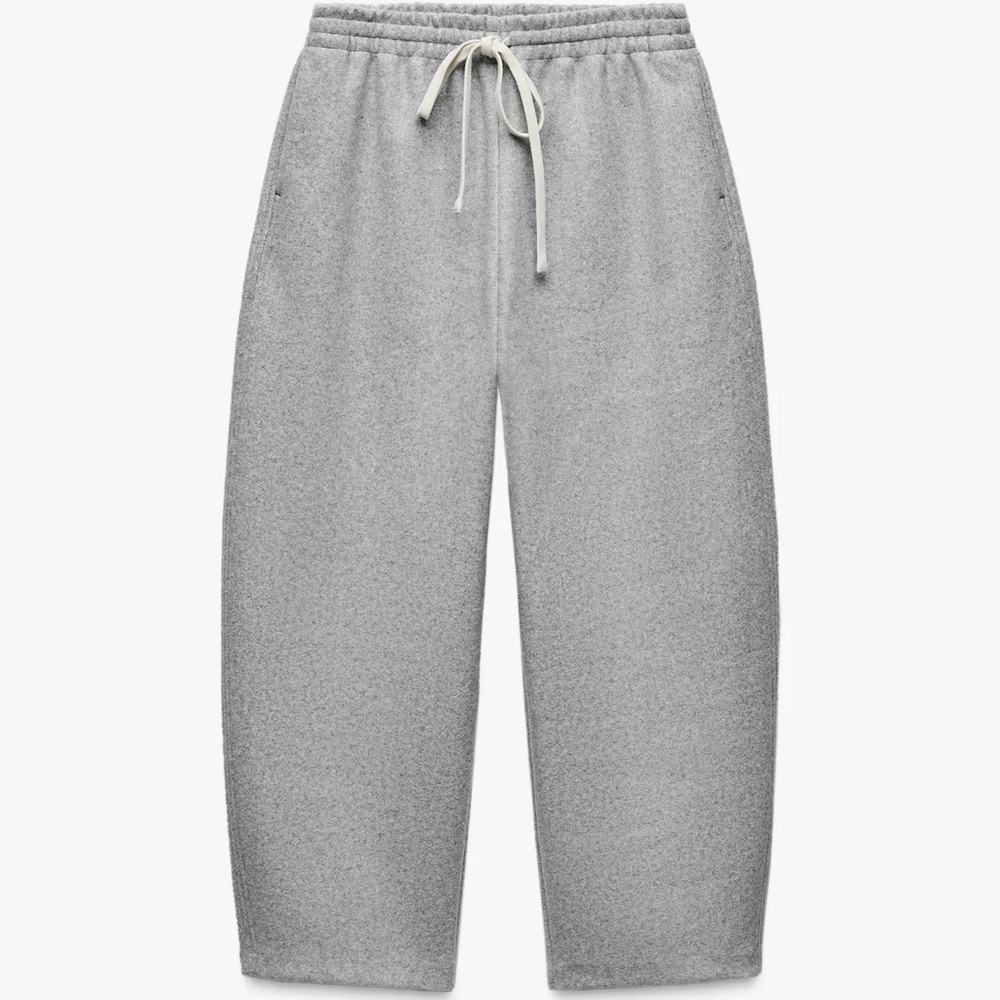 Zara Drawstring Barrel Fit Sweatpants